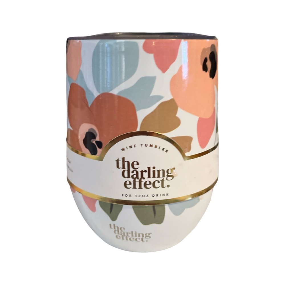 The Darling Effect ‘Garden Party’ Floral 12oz Wine Tumbler - Multicolor